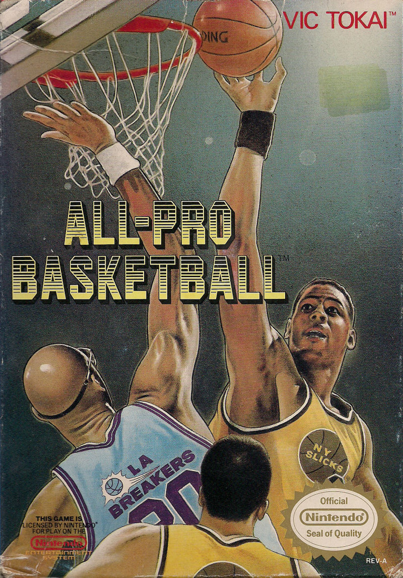 NES: ALL- PRO BASKETBALL (WORN LABEL) (GAME) NES: ALL- PRO BASKETBALL (WORN LABEL) (GAME)